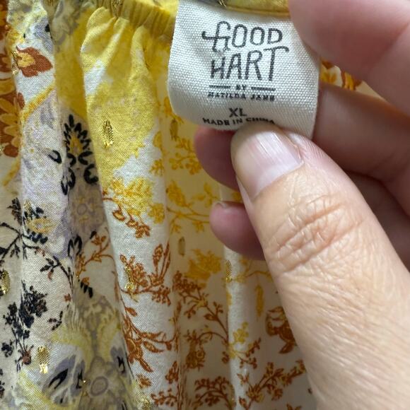 Matilda Jane Women's Blouse Size XL Good Hart GH Rockport Top Shirt XL - Picture 5 of 6